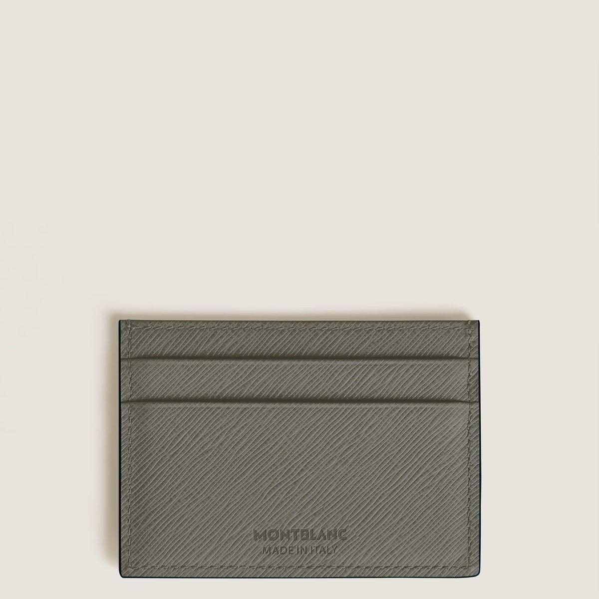 Sartorial Card Holder 5cc - Medium Grey