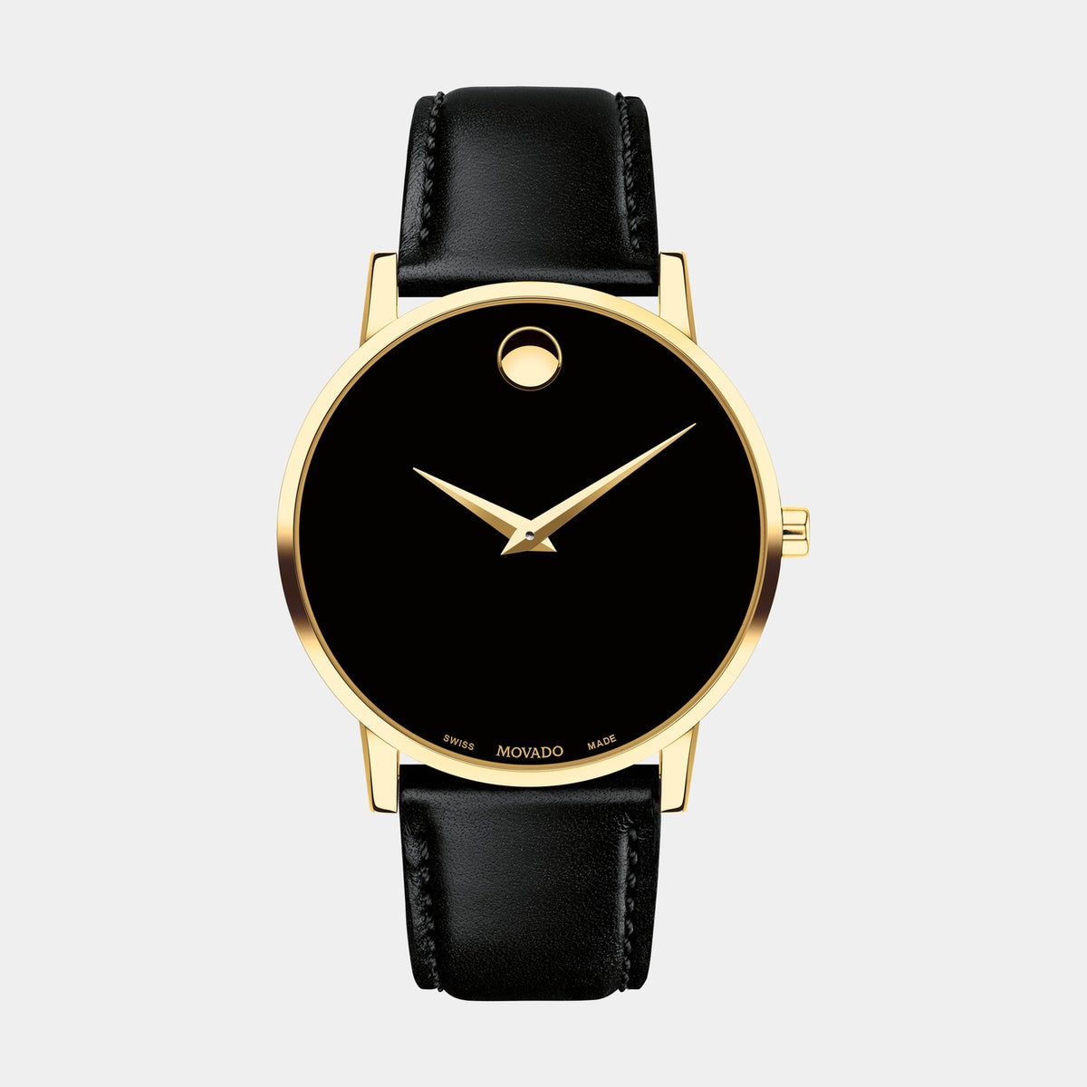 Museum Classic Gold 40 mm - Black Dial on Black Strap