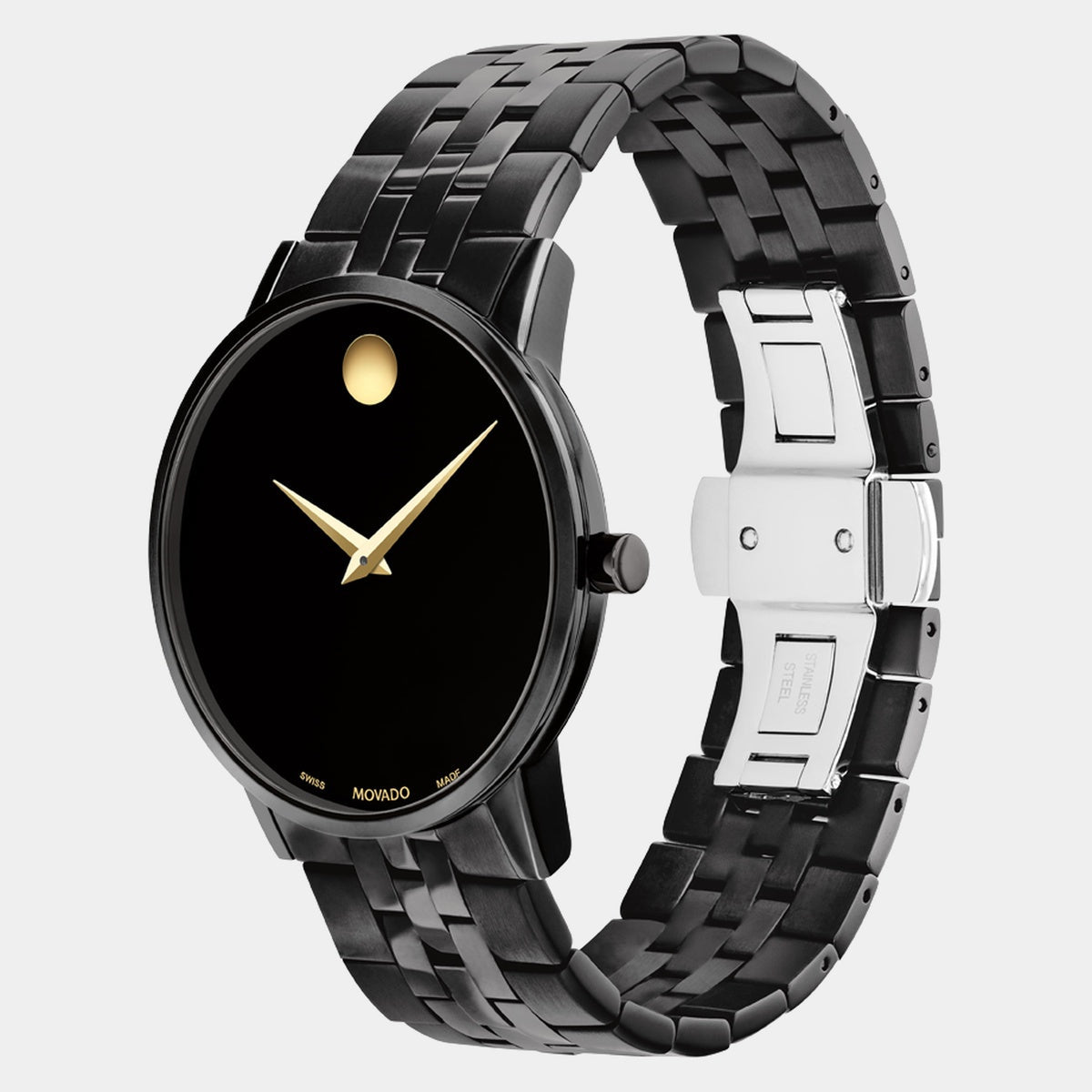 Movado | Museum Classic 40 mm - Black Dial on Black PVD Bracelet