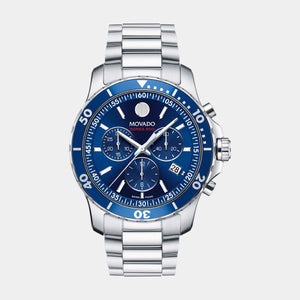 Series 800 Chronograph 42 mm - Blue Dial on Bracelet