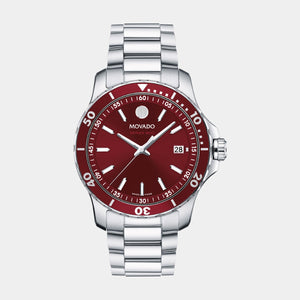 Series 800 40 mm - Red Dial on Bracelet