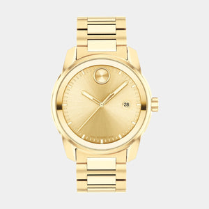 BOLD Verso 42 mm - Gold Dial on Bracelet