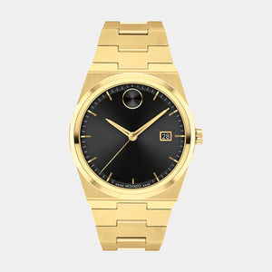BOLD Quest 40 mm Gold - Black Dial on Bracelet