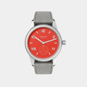 Club Campus 36mm - Red Dial on Strap