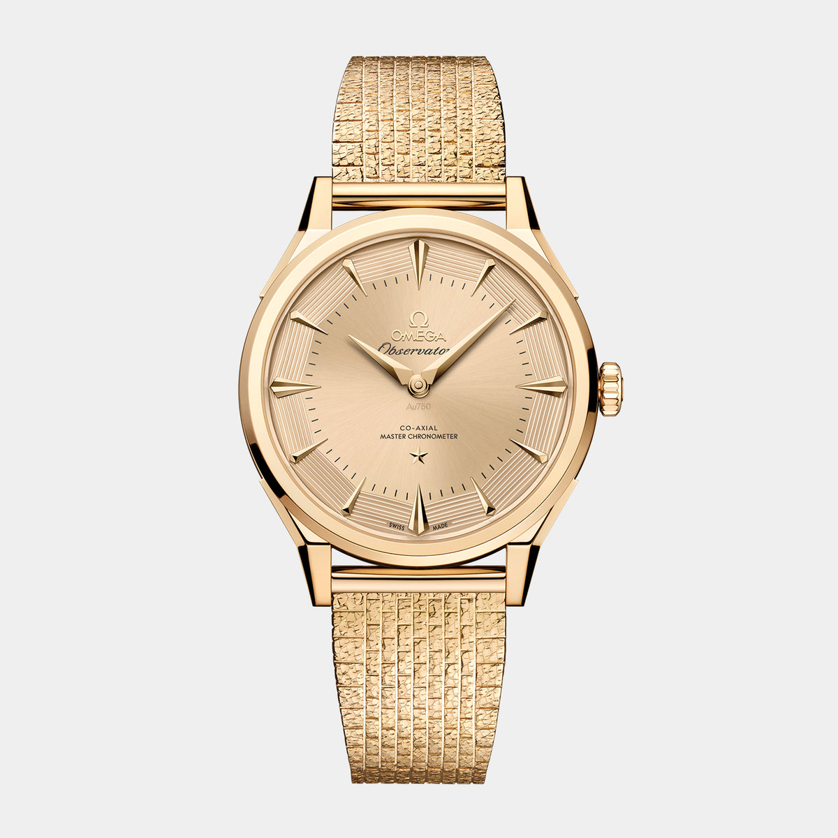 Constellation Observatory 39.4mm Gold Dial 18K Moonshine™ Gold Watch