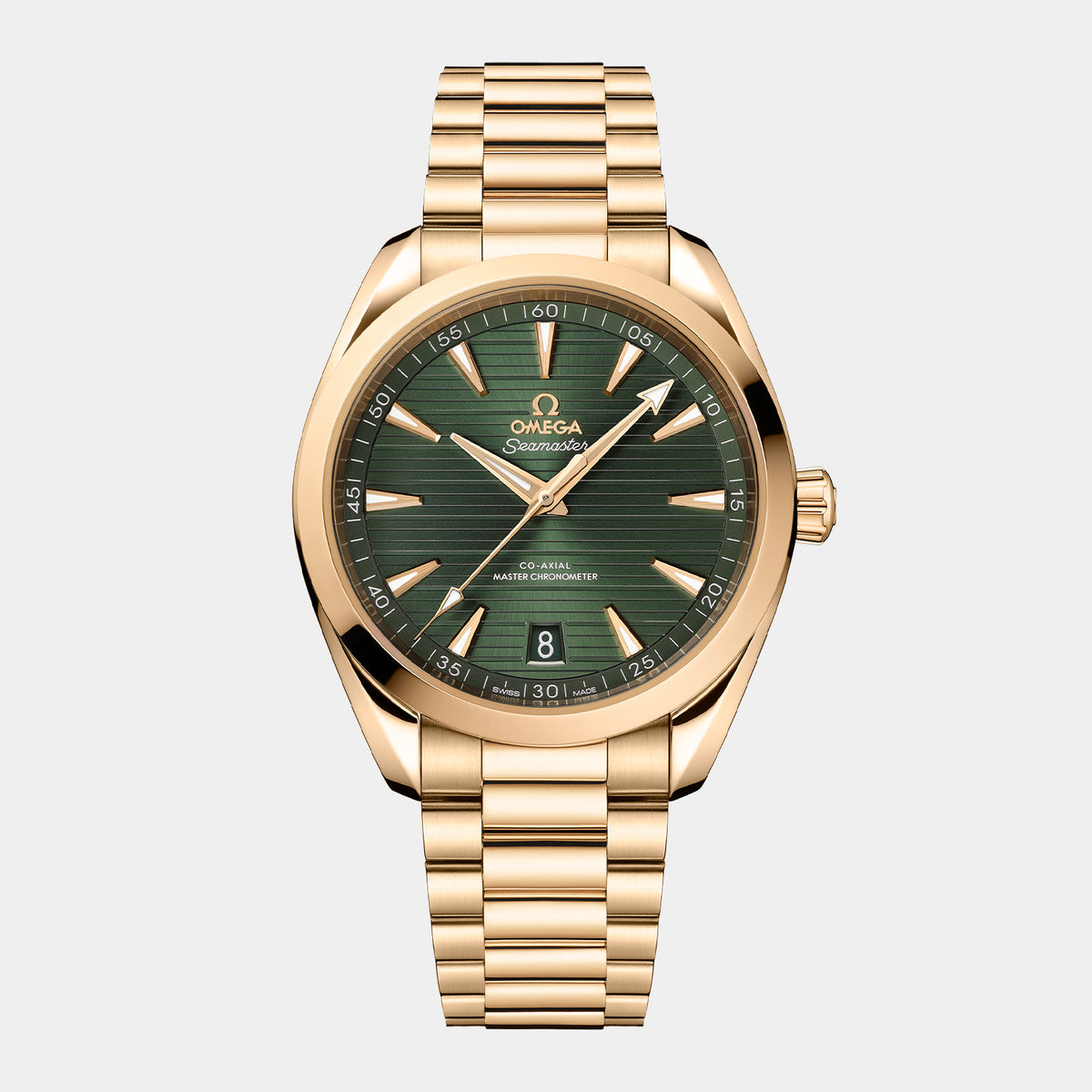 Seamaster Aqua Terra 150M 41mm Green Dial Moonshine™ Gold Watch