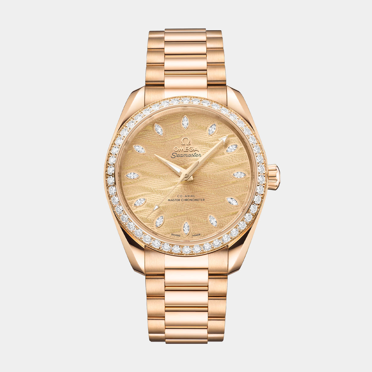 Seamaster Aqua Terra 150M 38mm Diamond Moonshine™ Gold Watch