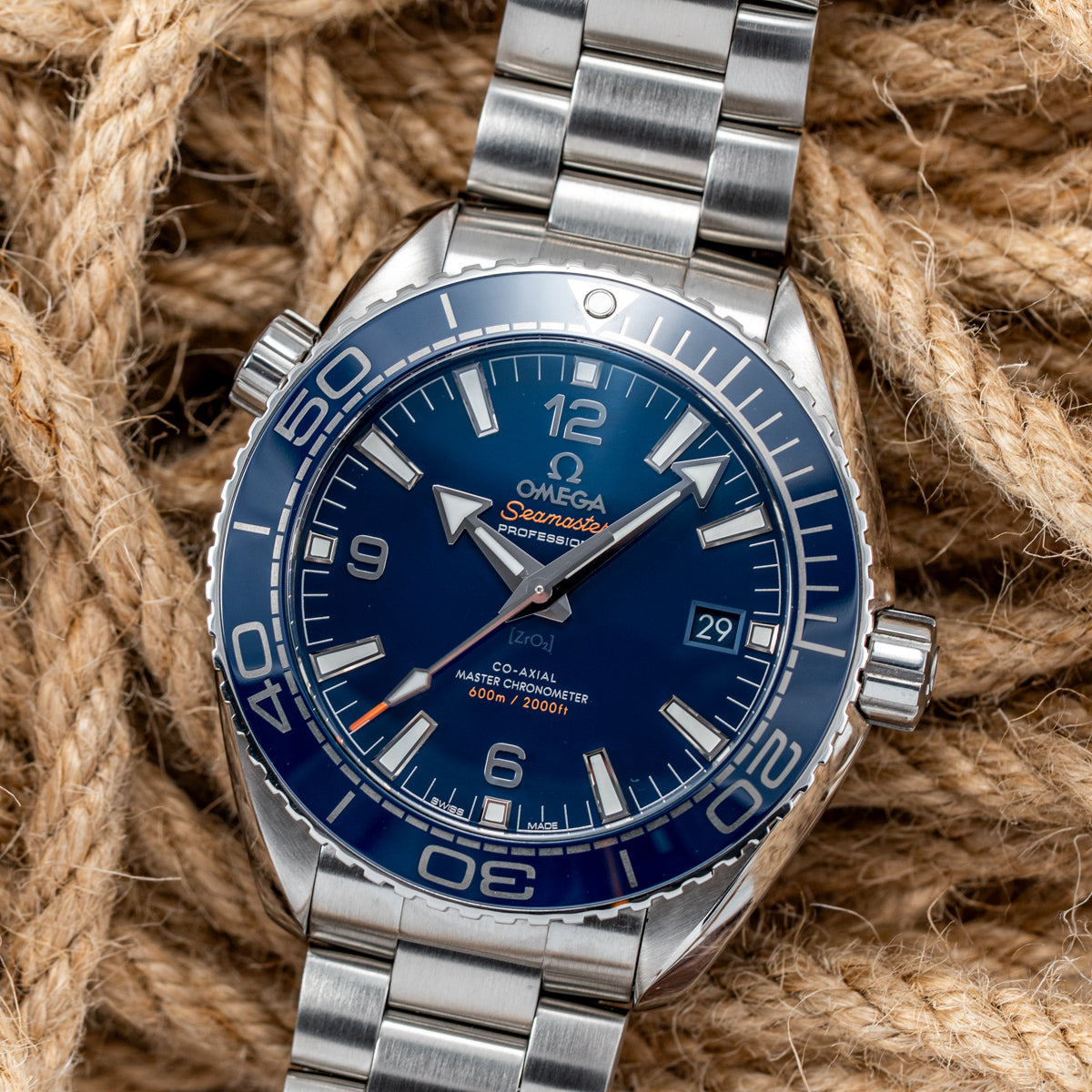 Omega Seamaster Planet Ocean 600M 43.5mm Blue Dial - 215.30.44.21.03.001