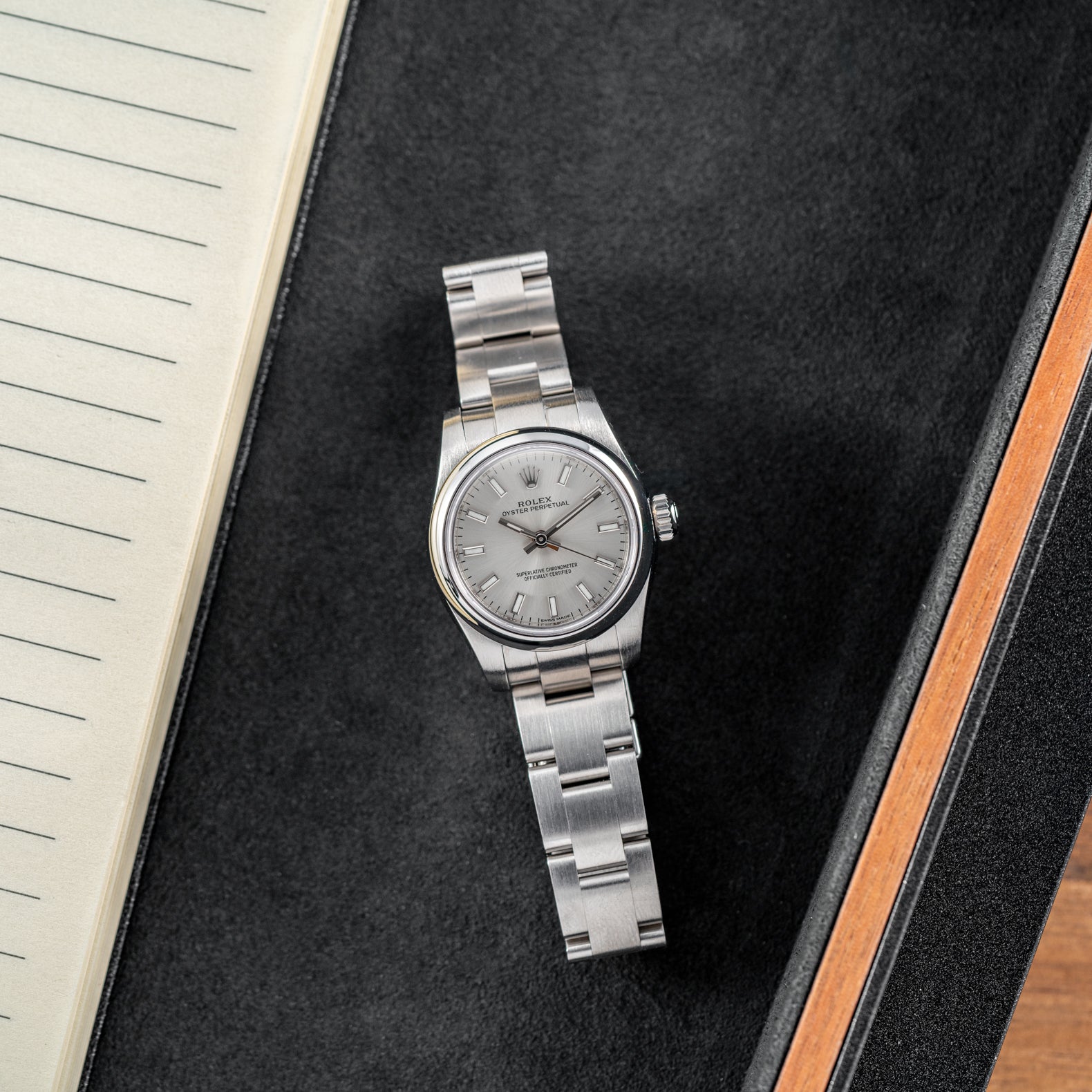 Rolex Oyster Perpetual 26mm Silver Dial - 176200
