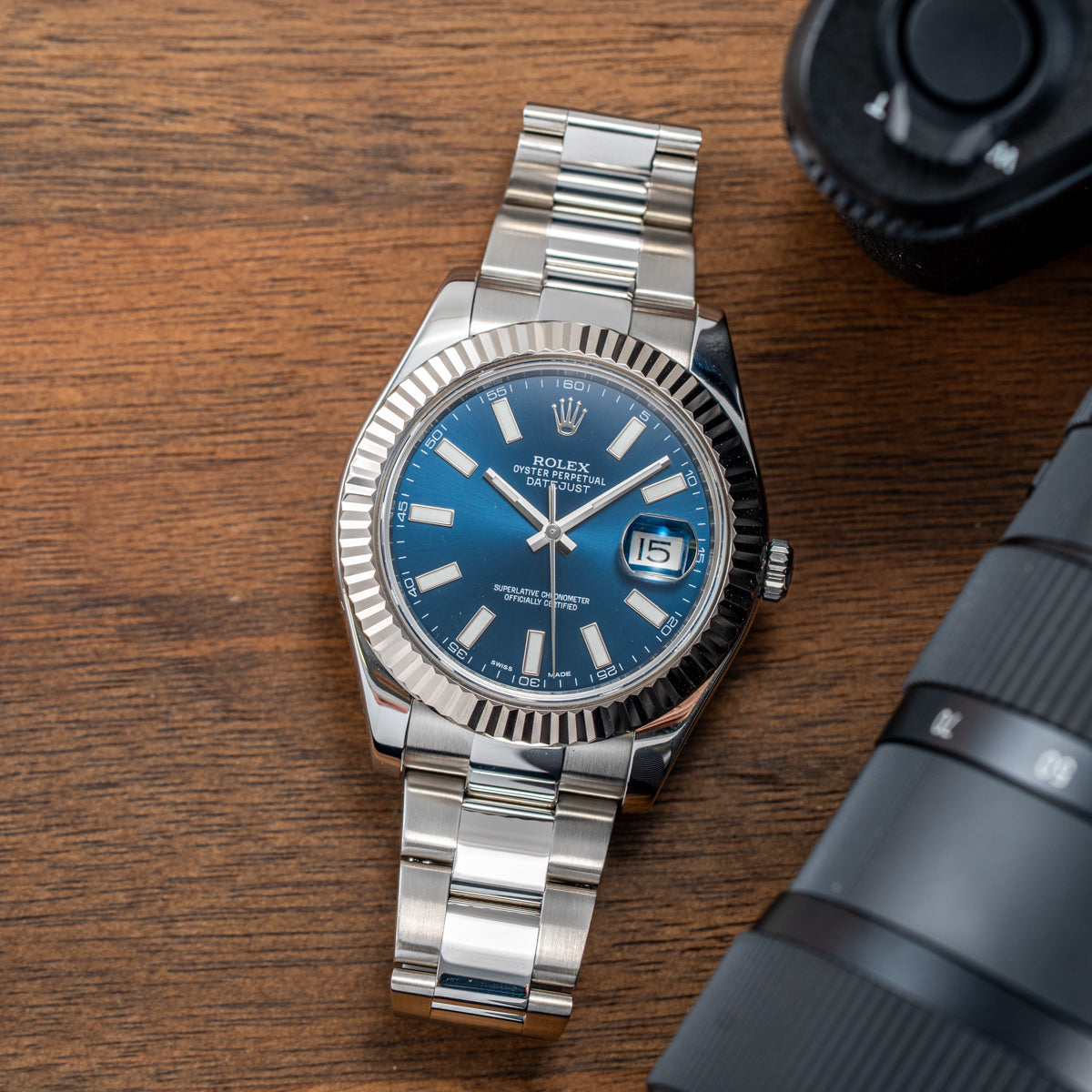 Rolex Datejust II 41mm Blue Dial 116334