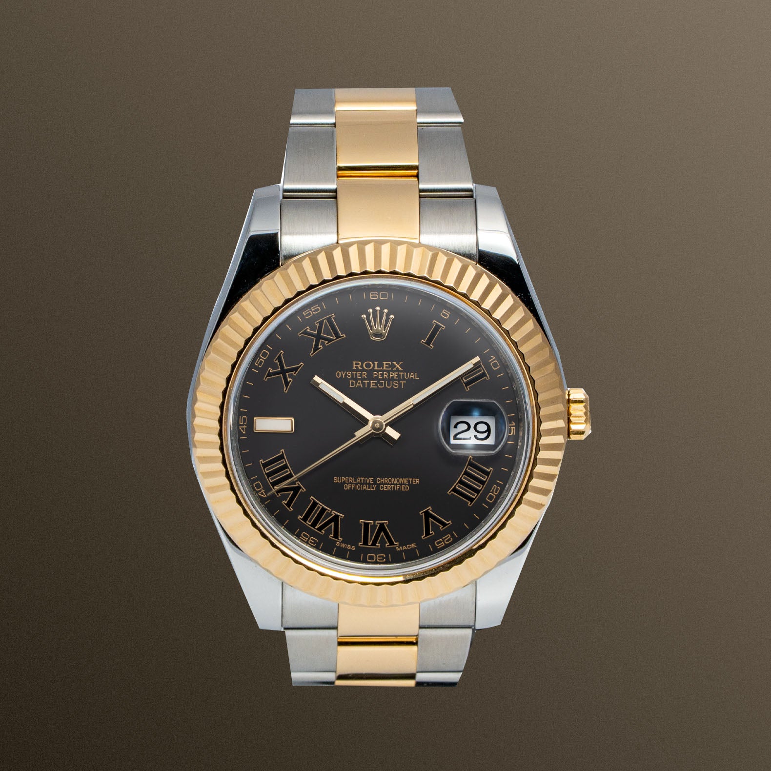 Rolex Datejust 41mm Gray Roman Dial - 116333