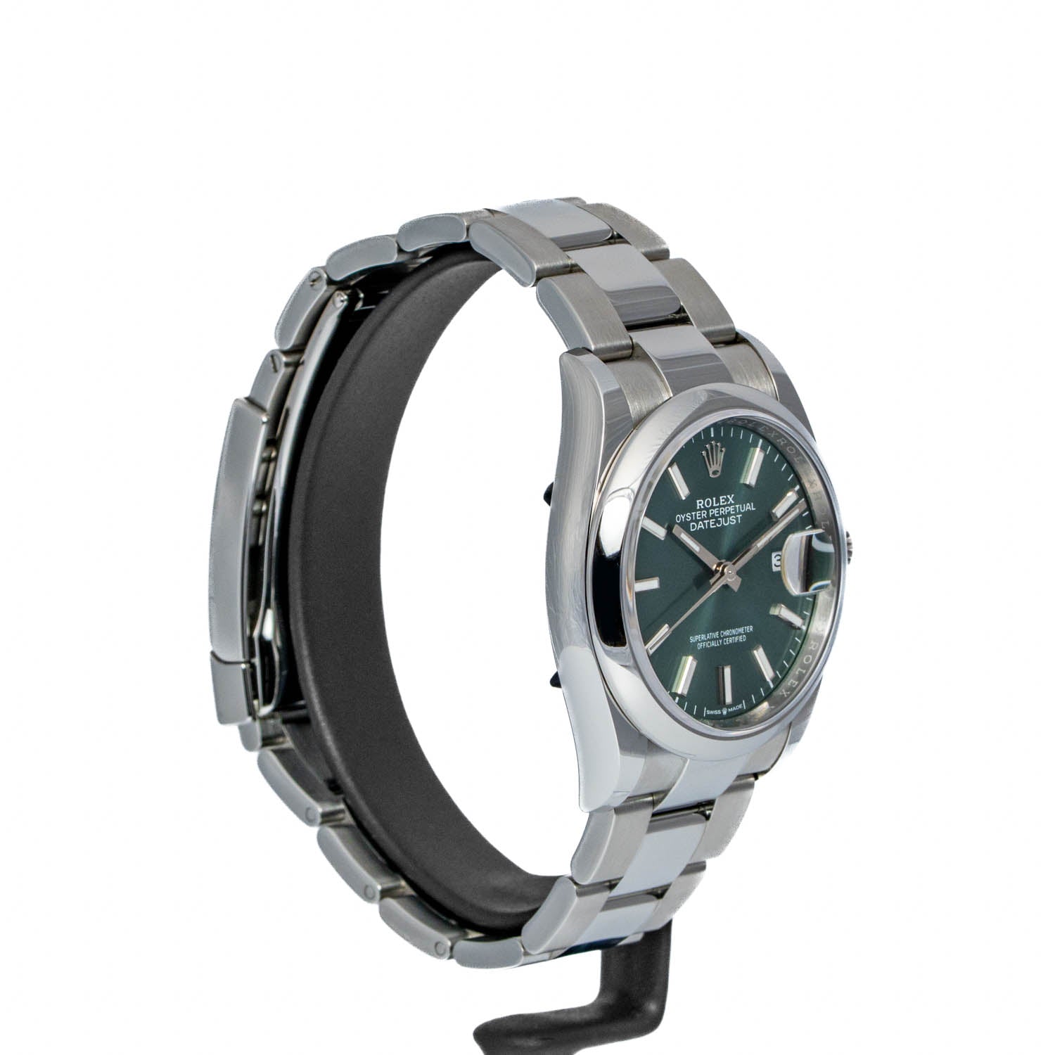 Rolex Datejust 36mm Green Sunburst Dial - 126200