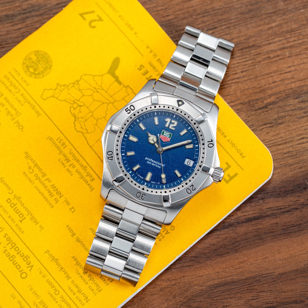 Pre-Owned Watches | TAG Heuer 2000 Professional Blue Dial 38mm