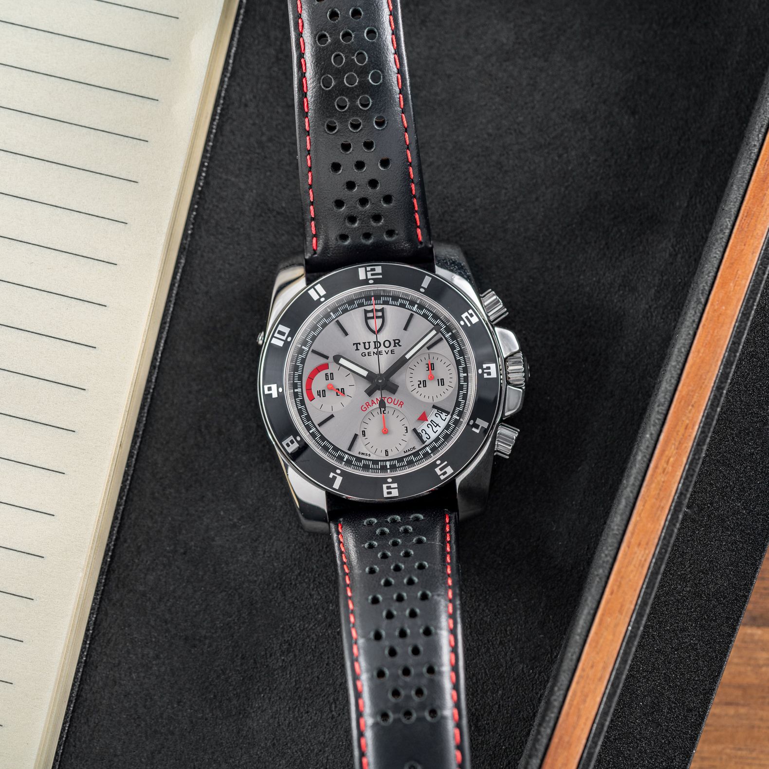 Pre-Owned Watches | TUDOR Grantour Chrono 41mm Silver Dial - 20350