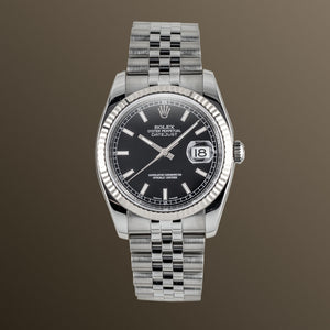 Rolex Datejust 36mm Black Dial - 116234