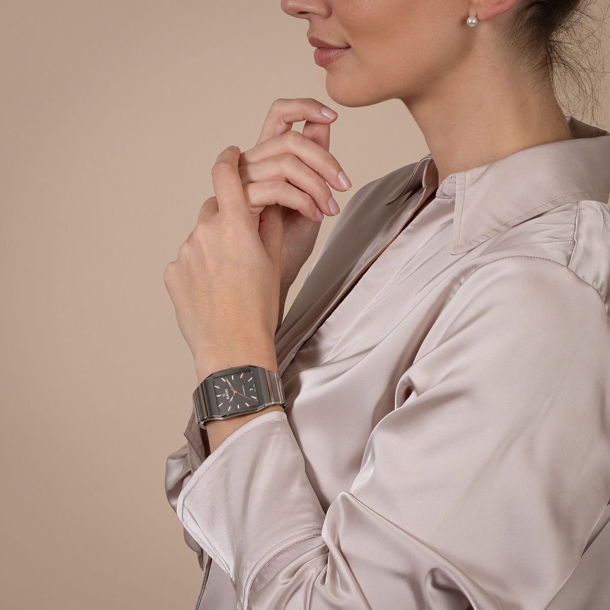 Anatom Automatic Ceramic 32.5mm - Grey Dial on Bracelet