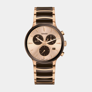 Centrix Chronograph 41mm - Gold Dial on Bracelet