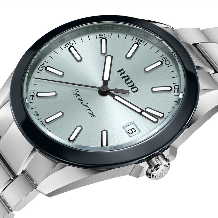 Rado | HyperChrome 41.5mm - Ice Blue Dial on Bracelet