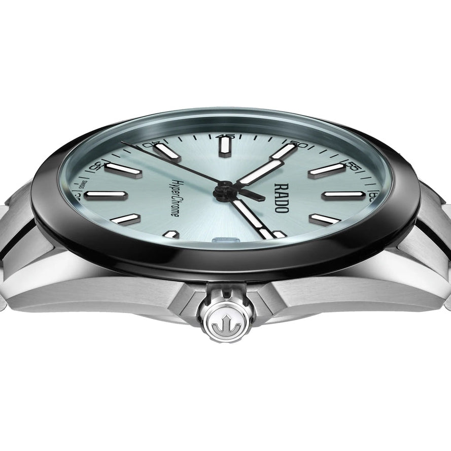 Rado | HyperChrome 41.5mm - Ice Blue Dial on Bracelet