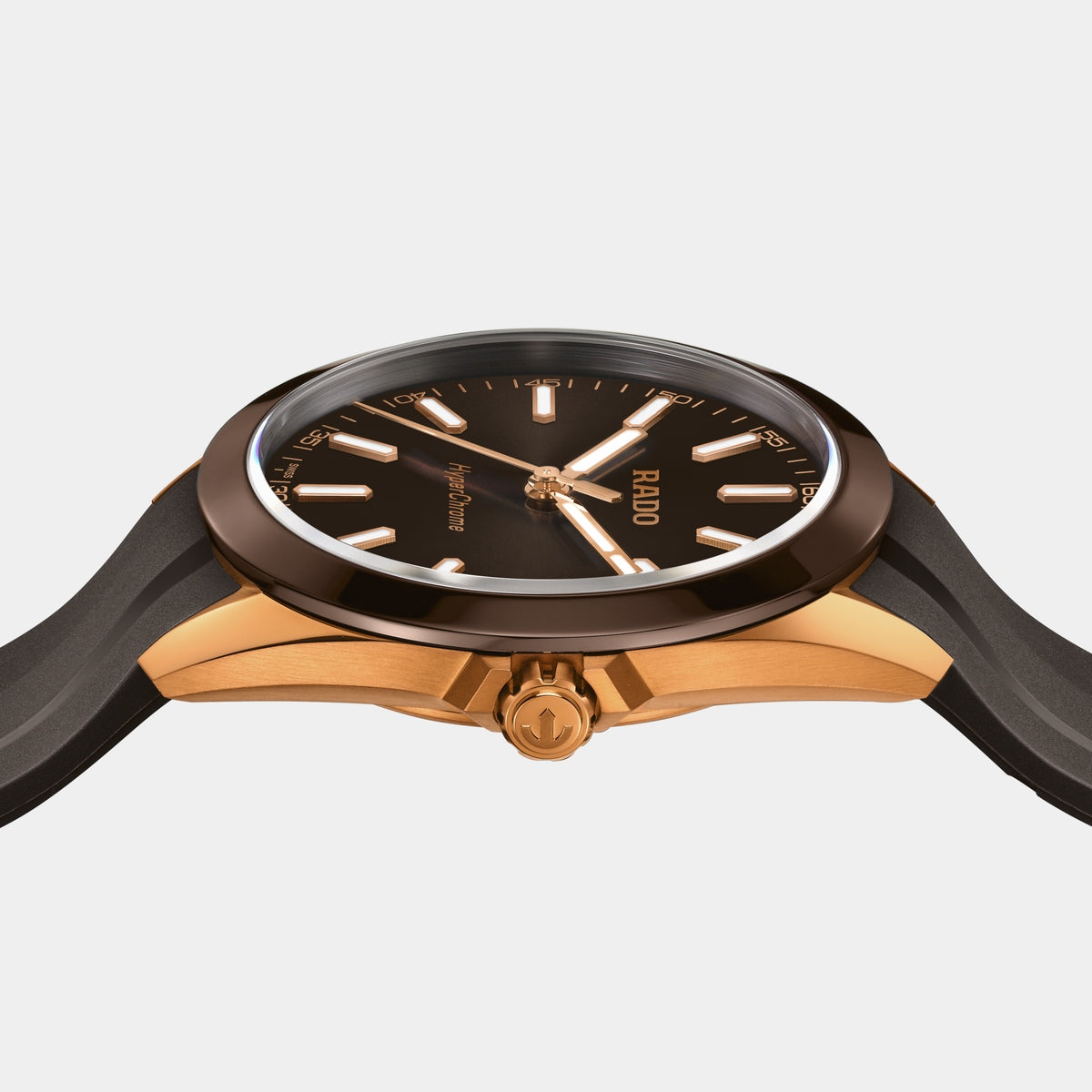 HyperChrome 41.5mm Rose - Brown Dial on Strap