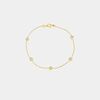 Diamonds by the Inch Classic Station Diamond Bracelet in 18K Yellow Gold