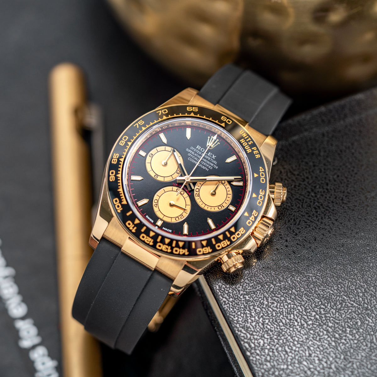Rolex Daytona 40mm Black Dial Oysterflex - 126518LN