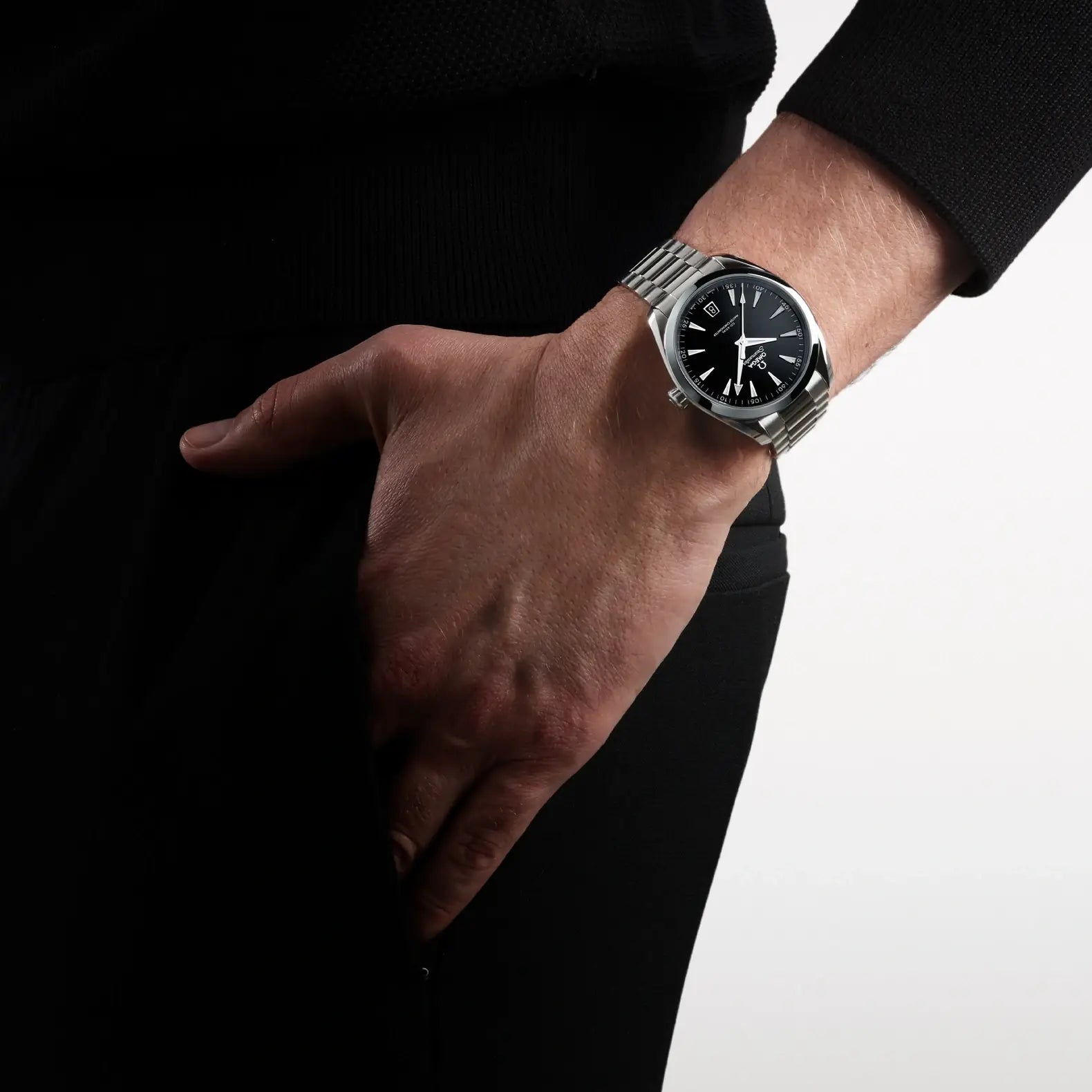 Seamaster Aqua Terra 41mm - Black Lacquer Dial on Bracelet