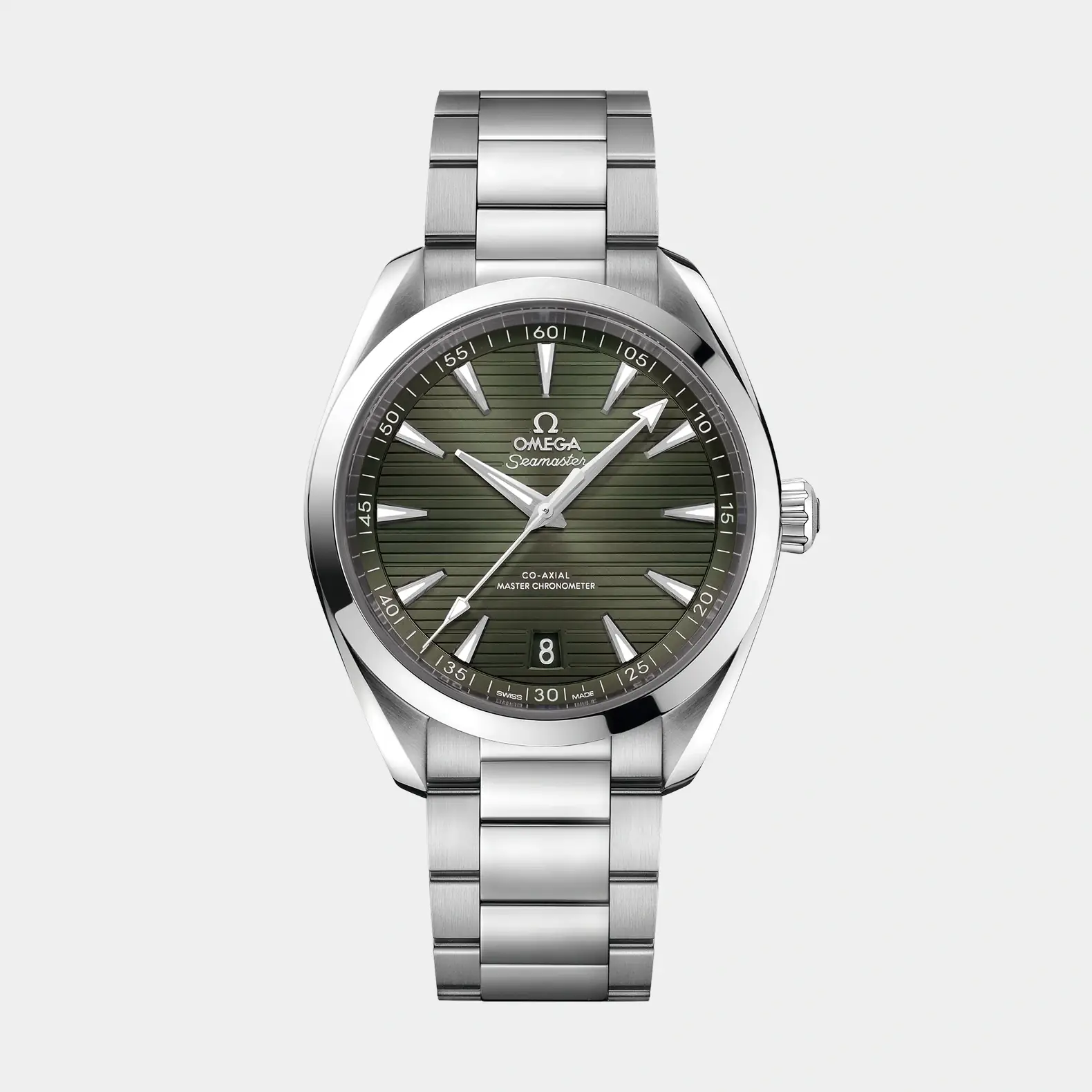 Seamaster Aqua Terra 41mm - Green Teak Dial on Bracelet