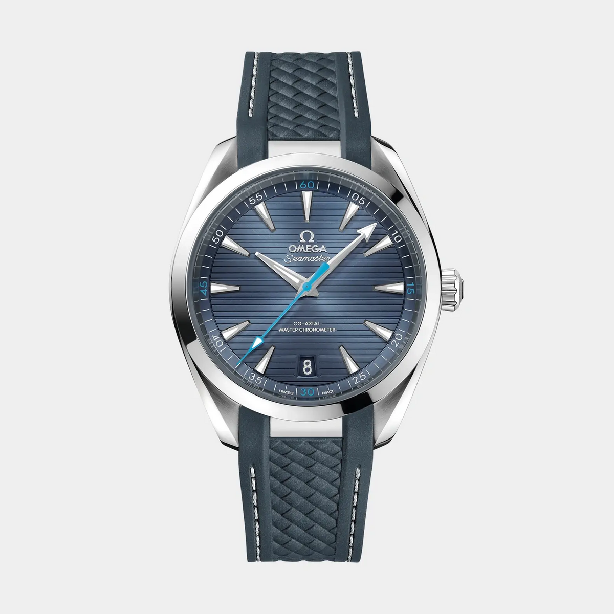 OMEGA | Seamaster Aqua Terra 41mm - Blue Teak Dial on Rubber Strap