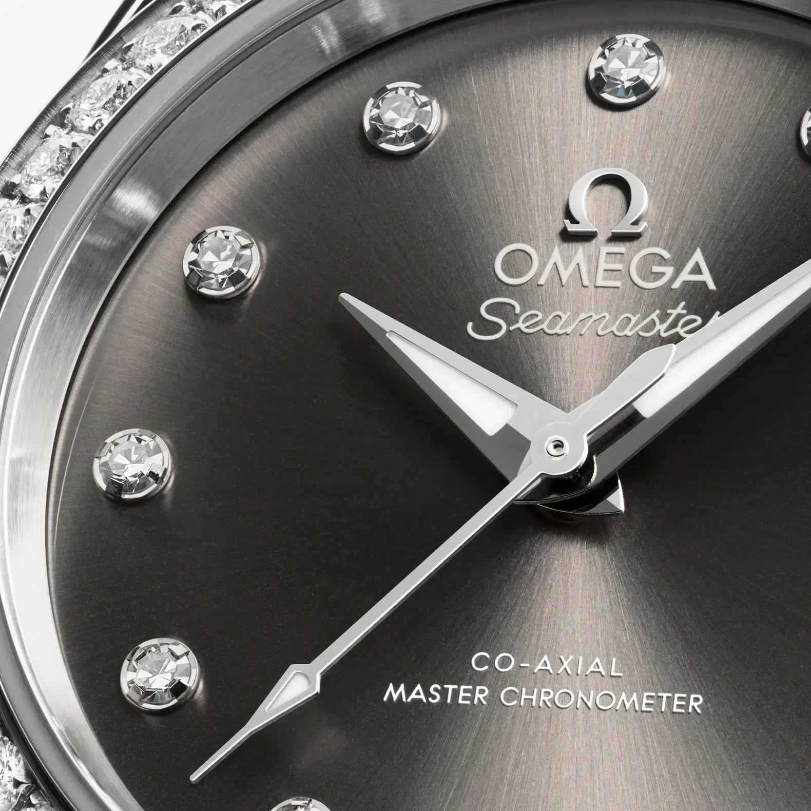 Seamaster Aqua Terra 30mm - Grey Diamond Dial and Bezel