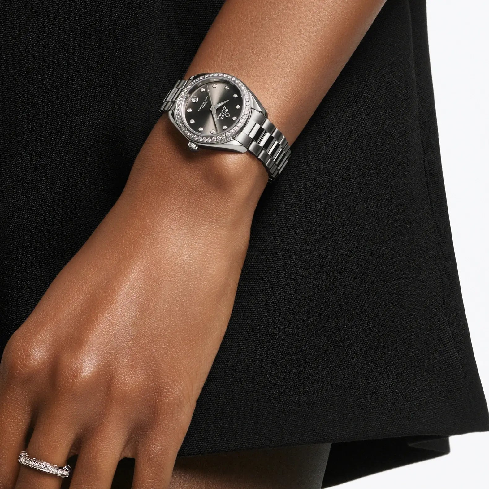 Seamaster Aqua Terra 30mm - Grey Diamond Dial and Bezel