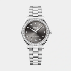 Seamaster Aqua Terra 30mm - Grey Diamond Dial and Bezel