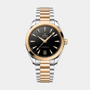 Seamaster Aqua Terra Two-Tone 41mm - Black Dial on Bracelet