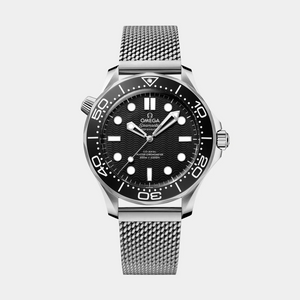 Seamaster Diver 300M 42mm - Black Dial on Mesh Bracelet