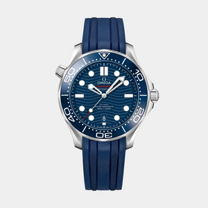 Seamaster Diver 300M 42mm - Blue Dial on Rubber Strap
