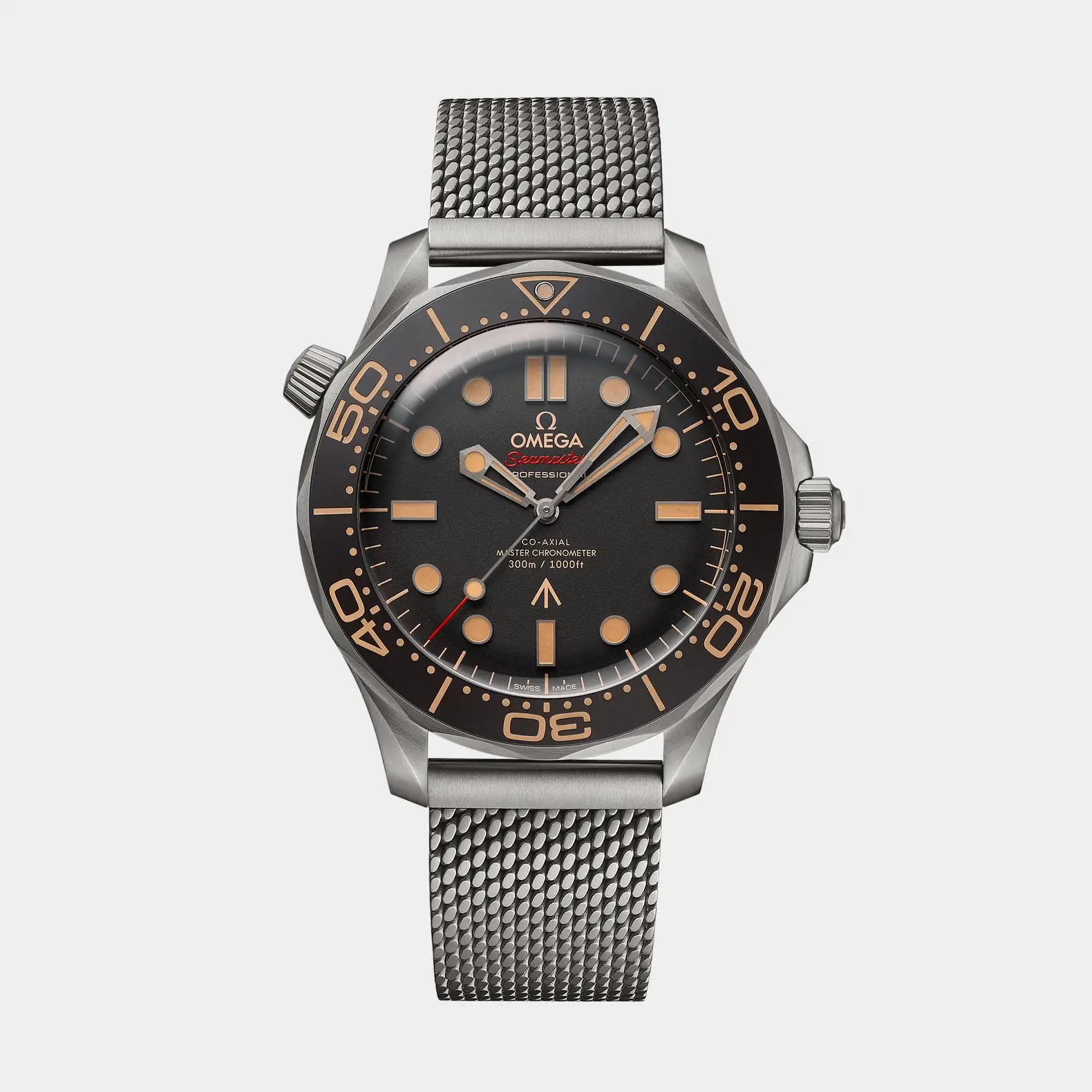 Seamaster Diver 300M - 007 Edition Brown Dial on Mesh Bracelet