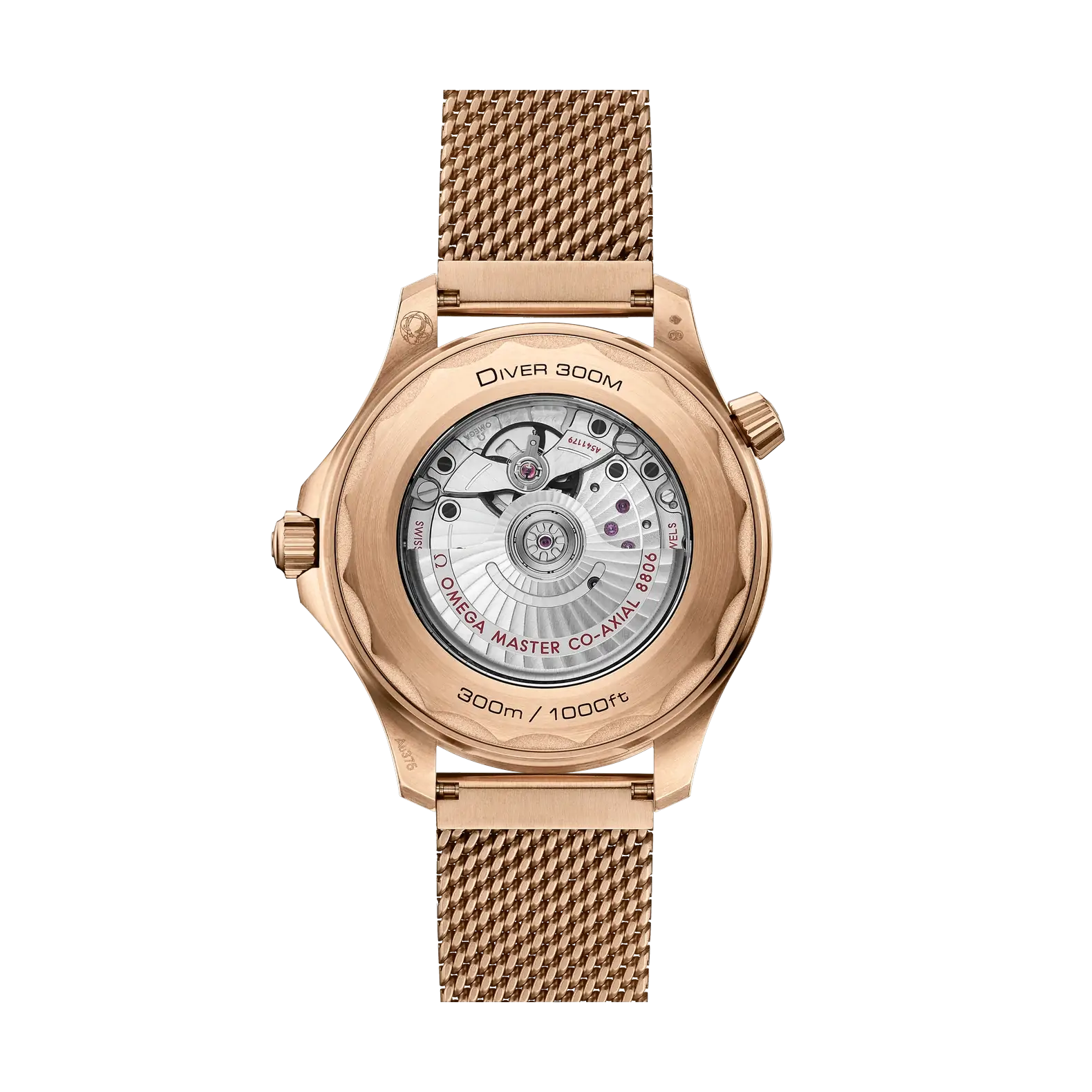 Seamaster Diver 300M Bronze Gold – Black Dial on Mesh Bracelet