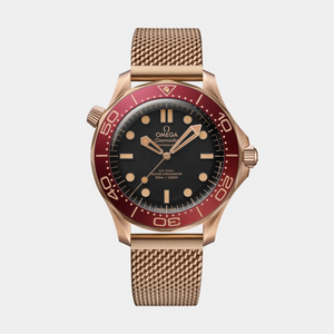 Seamaster Diver 300M Bronze Gold – Black Dial on Mesh Bracelet