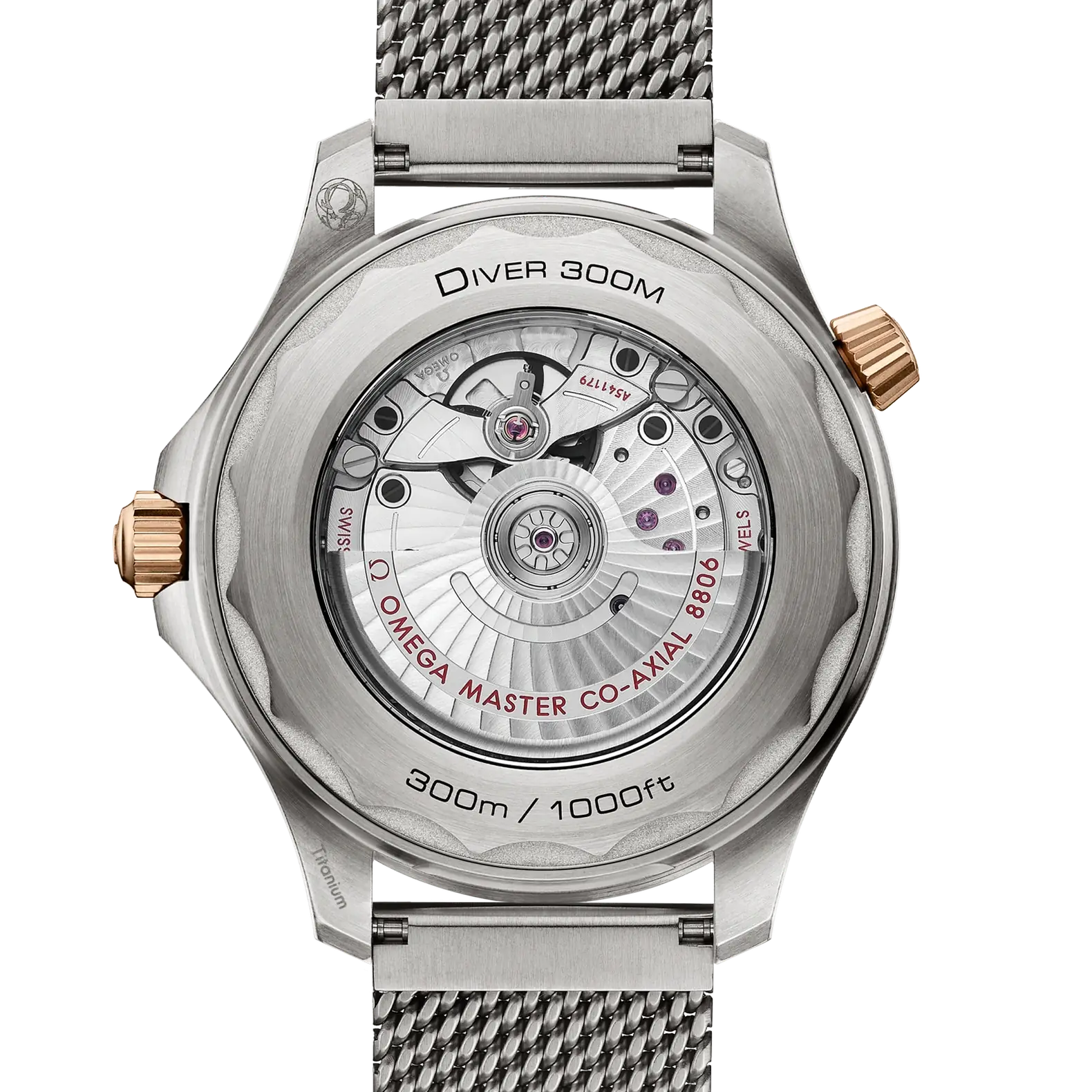 Seamaster Diver 300M 42mm Titanium and Bronze Gold - Green Dial on Bracelet