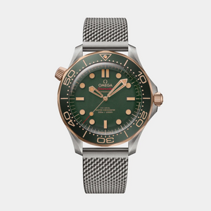 Seamaster Diver 300M 42mm Titanium and Bronze Gold - Green Dial on Bracelet