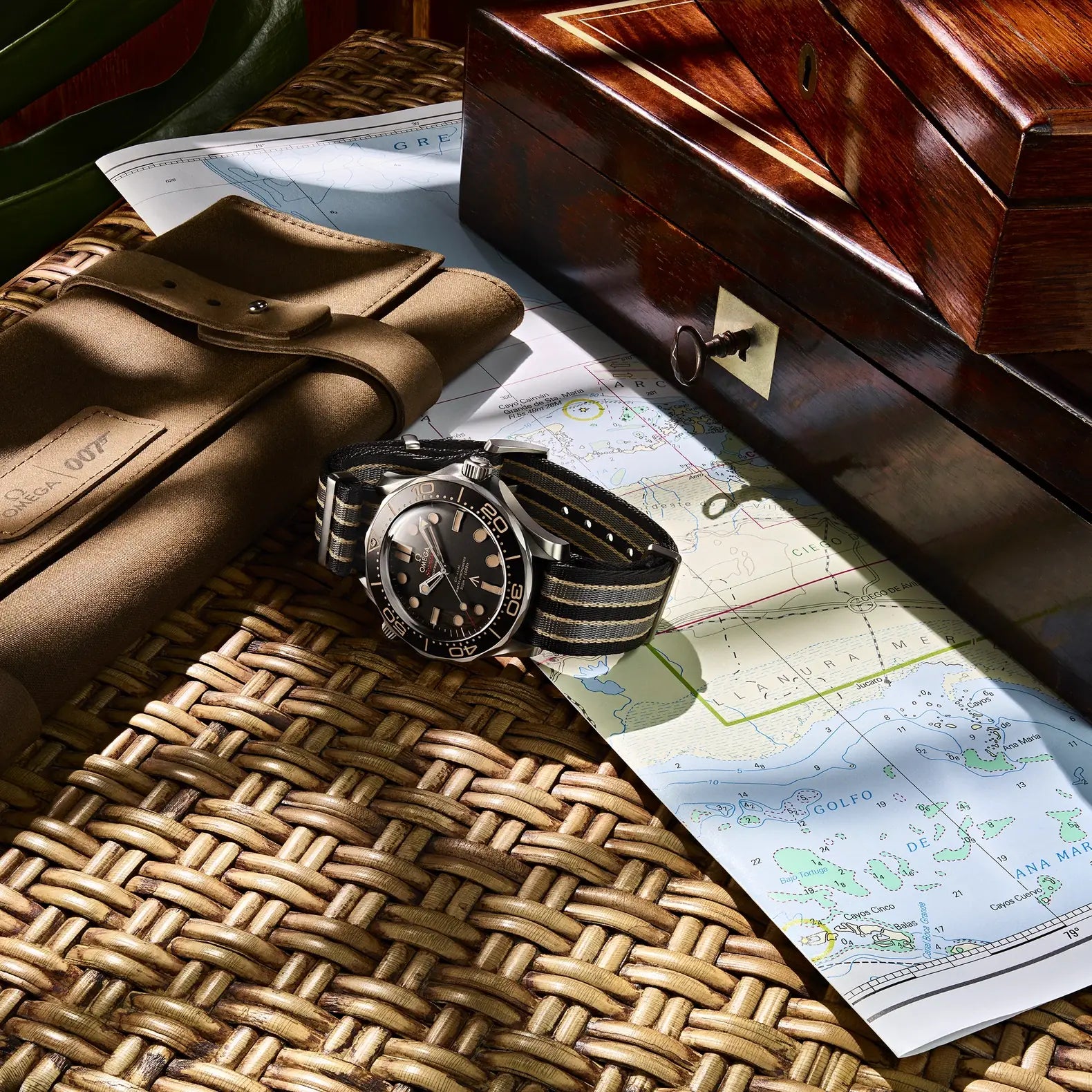 Seamaster Diver 300M - 007 Edition Brown Dial on Fabric Strap