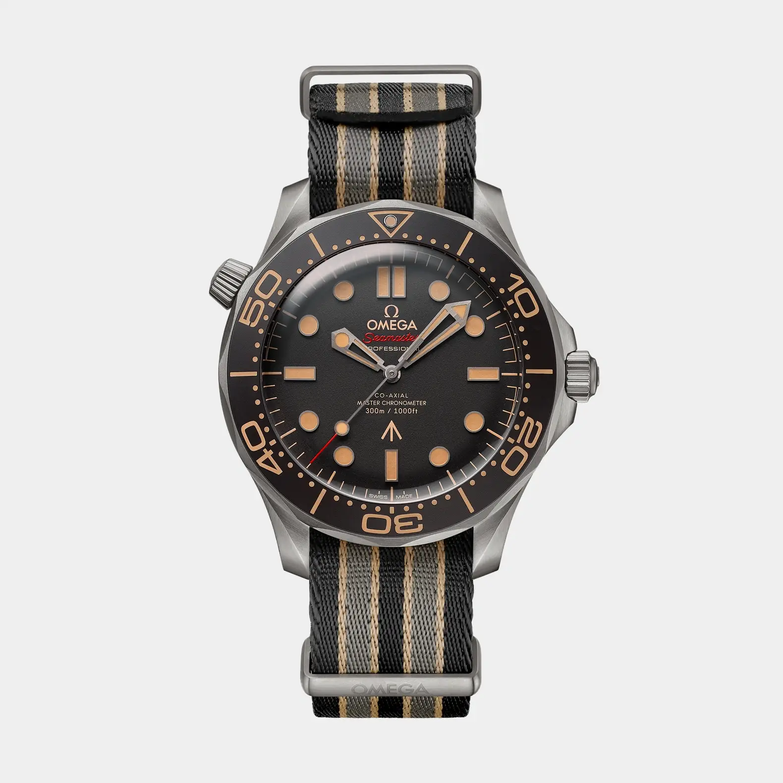 Seamaster Diver 300M - 007 Edition Brown Dial on Fabric Strap