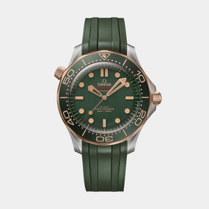 Seamaster Diver 300M Bronze Gold – Green Dial on Rubber Strap