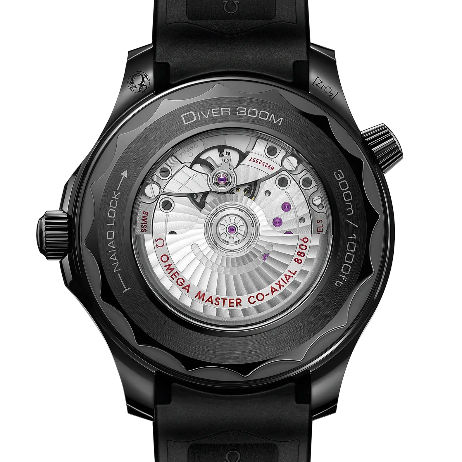 Seamaster Diver 300M 43.5mm - Black Ceramic on Rubber Strap