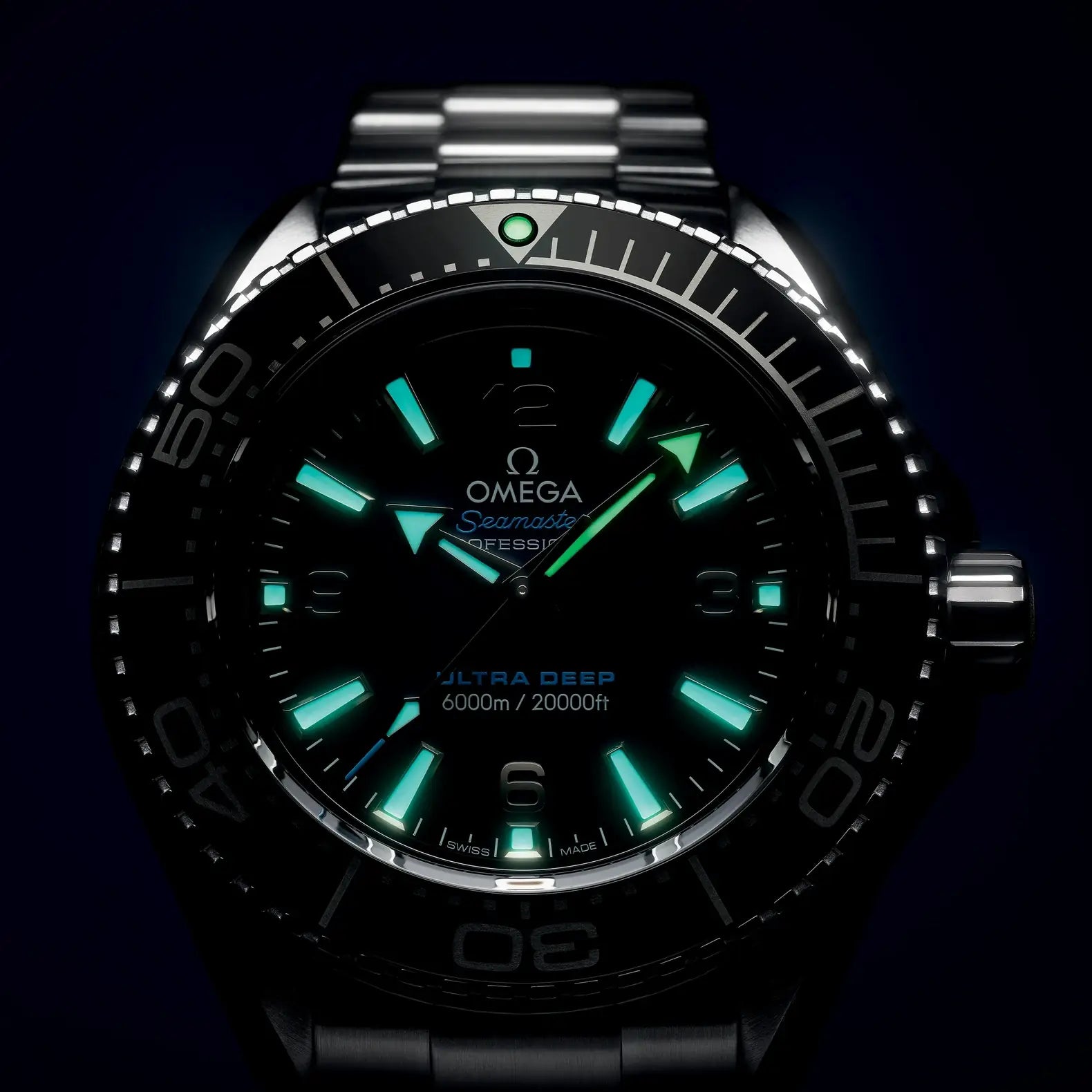 Seamaster Planet Ocean 6000M - Blue Gradient Dial on Bracelet