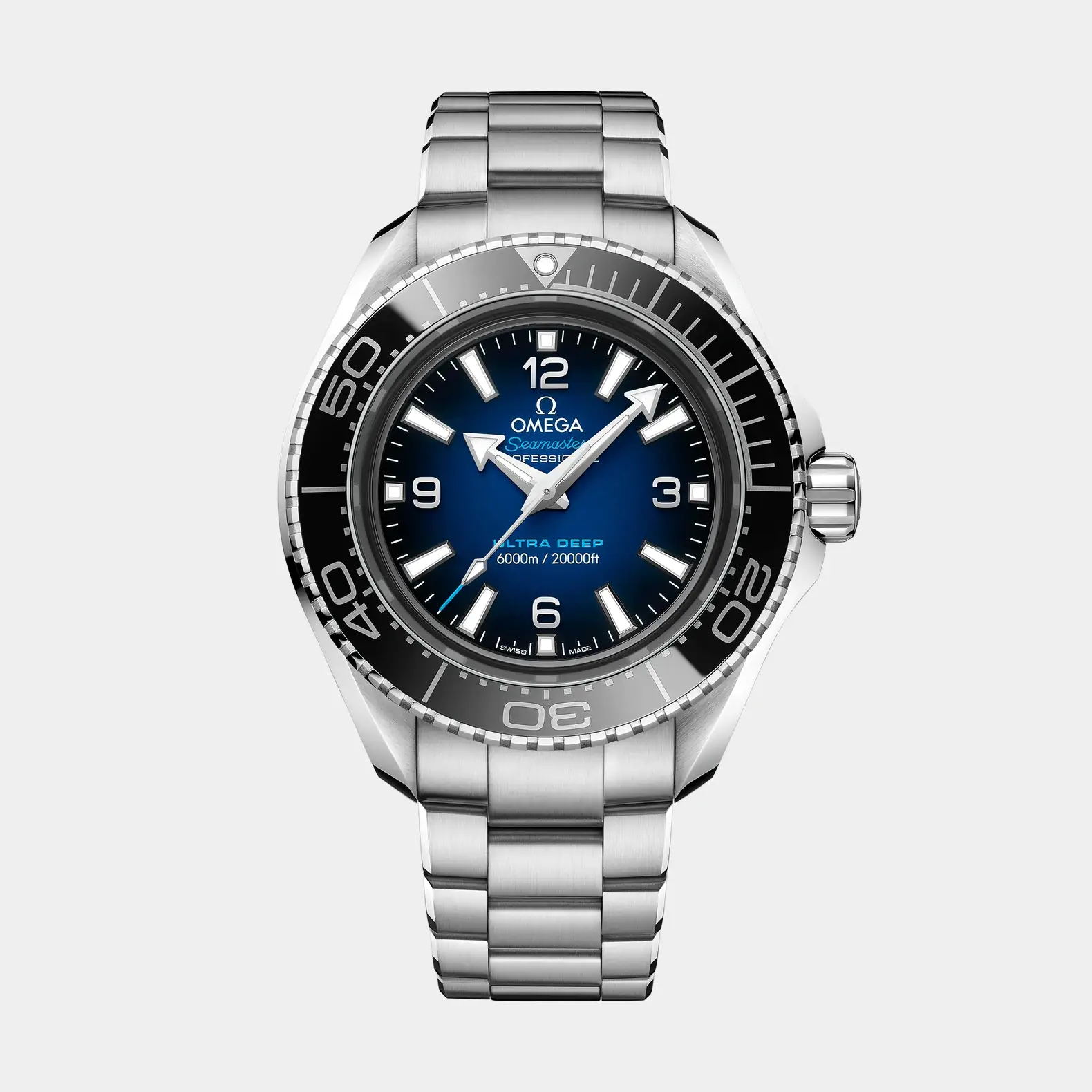 Seamaster Planet Ocean 6000M - Blue Gradient Dial on Bracelet