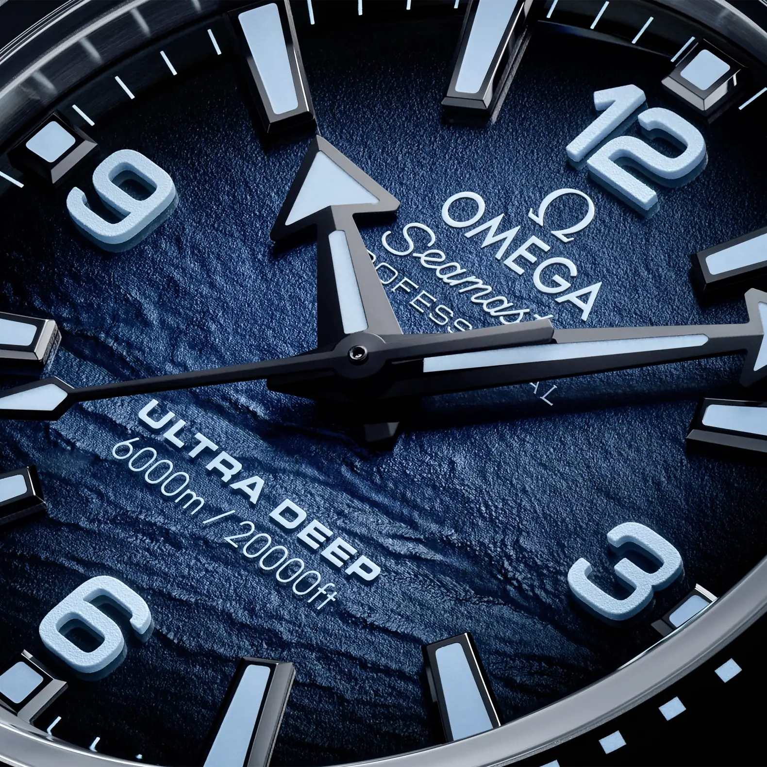Seamaster Planet Ocean 6000M - Blue Textured Dial on Bracelet