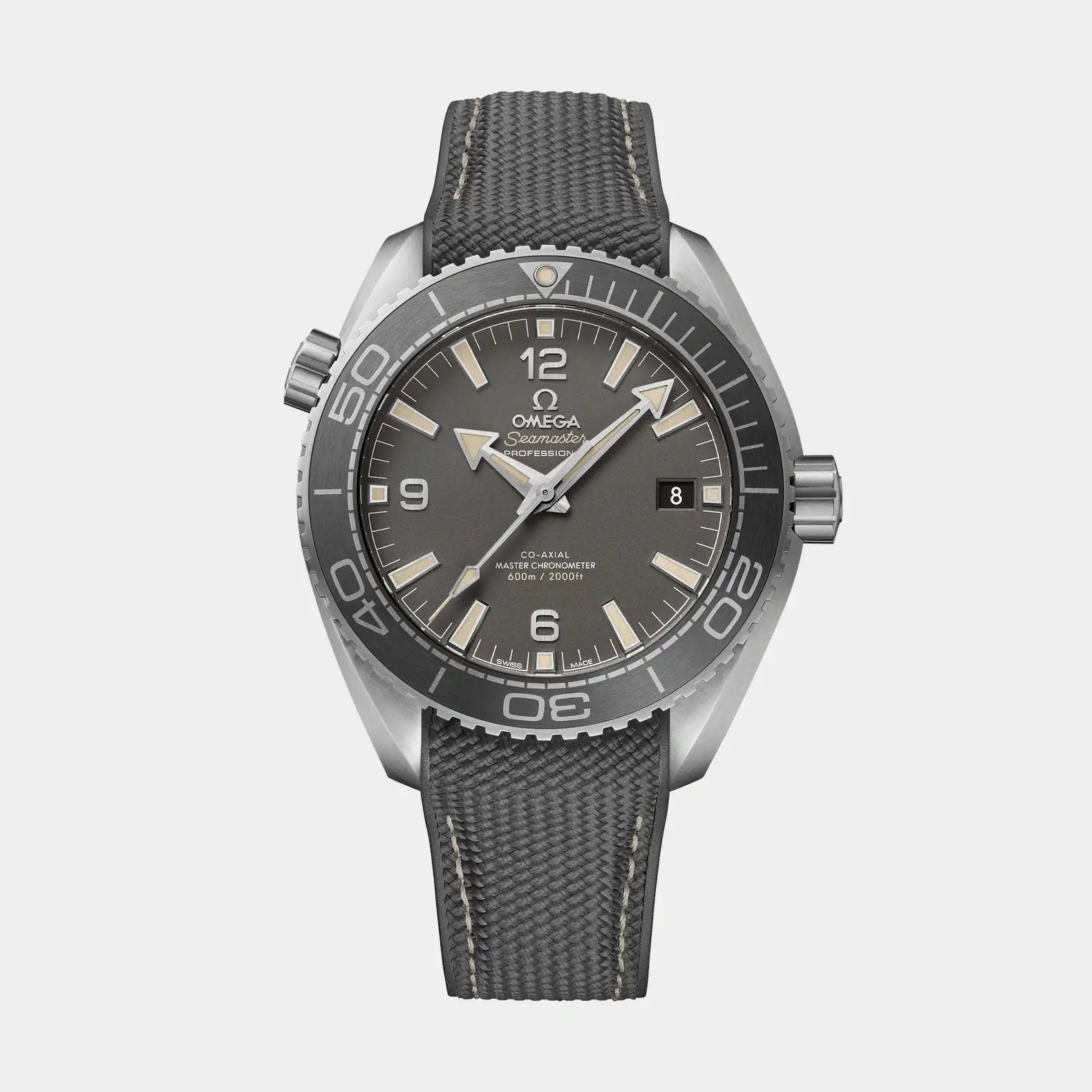 Seamaster Planet Ocean 43.5mm - Grey Dial on Rubber Strap