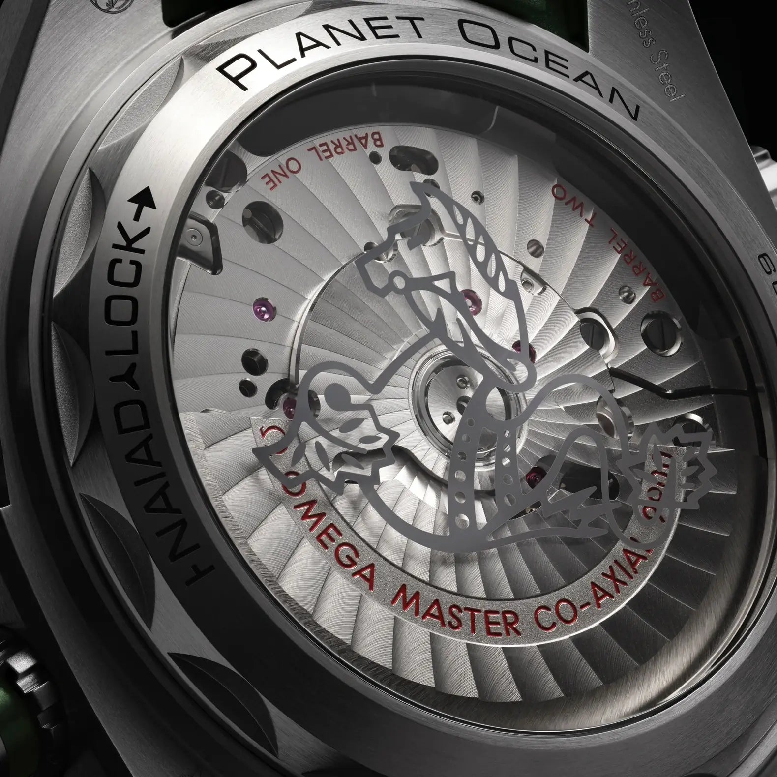 Seamaster Planet Ocean Chrono - Grey and Green Dial on Strap