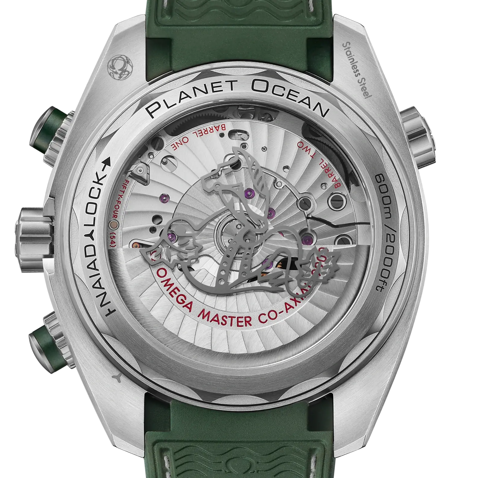 Seamaster Planet Ocean Chrono - Grey and Green Dial on Strap